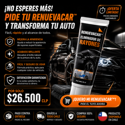 🚘 RenuevaCar™ Eliminador de Rayones