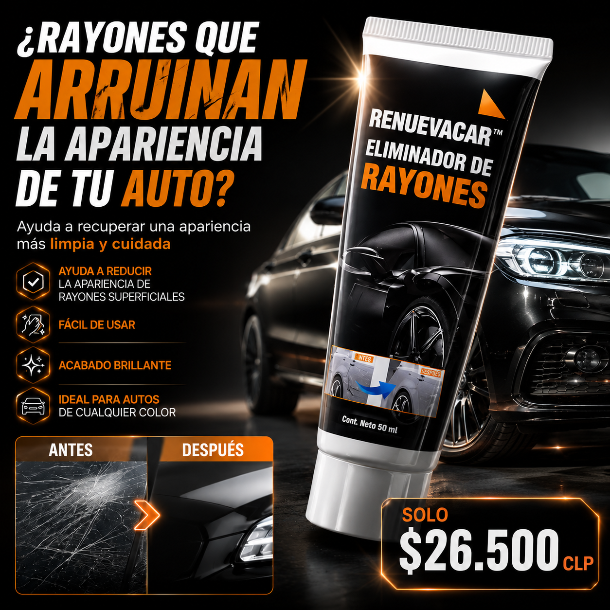 🚘 RenuevaCar™ Eliminador de Rayones