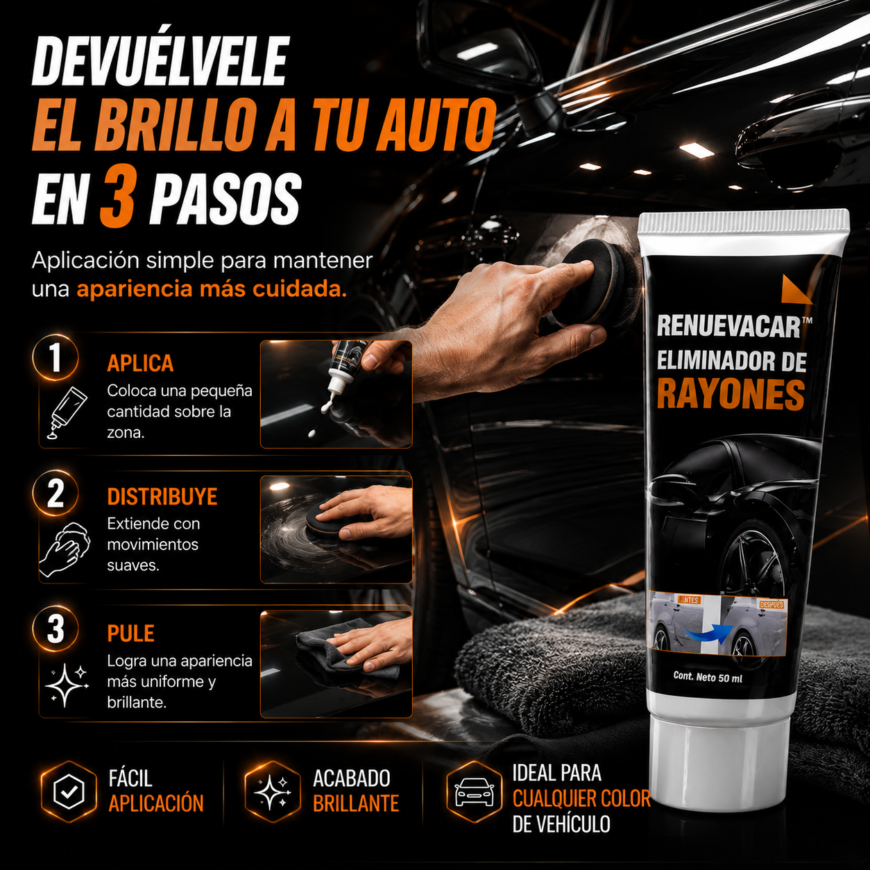 🚘 RenuevaCar™ Eliminador de Rayones